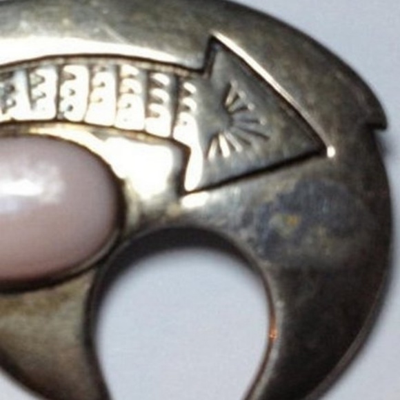 Pink Opal Danish Sterling 830 Silver 3.11ct Stone - Picture 2 of 4